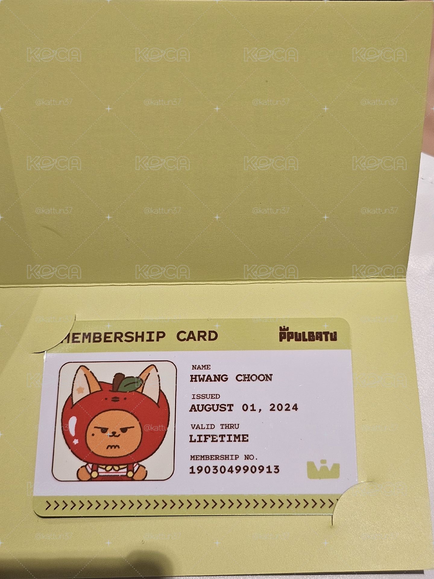 TXT 線下 入場禮 黃春