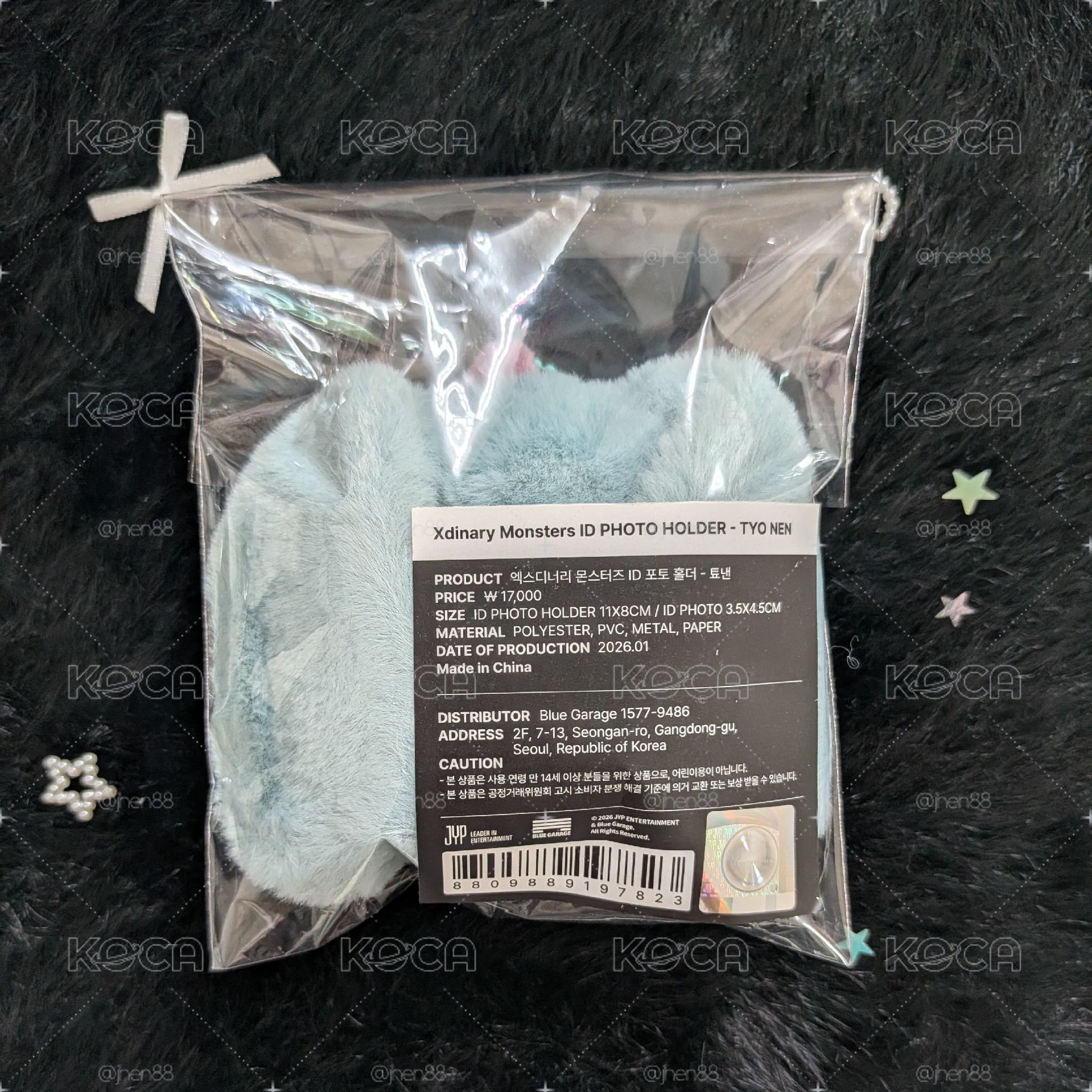 🖤 Beautiful Mind 世巡 首爾Finale 證件照卡套 菇