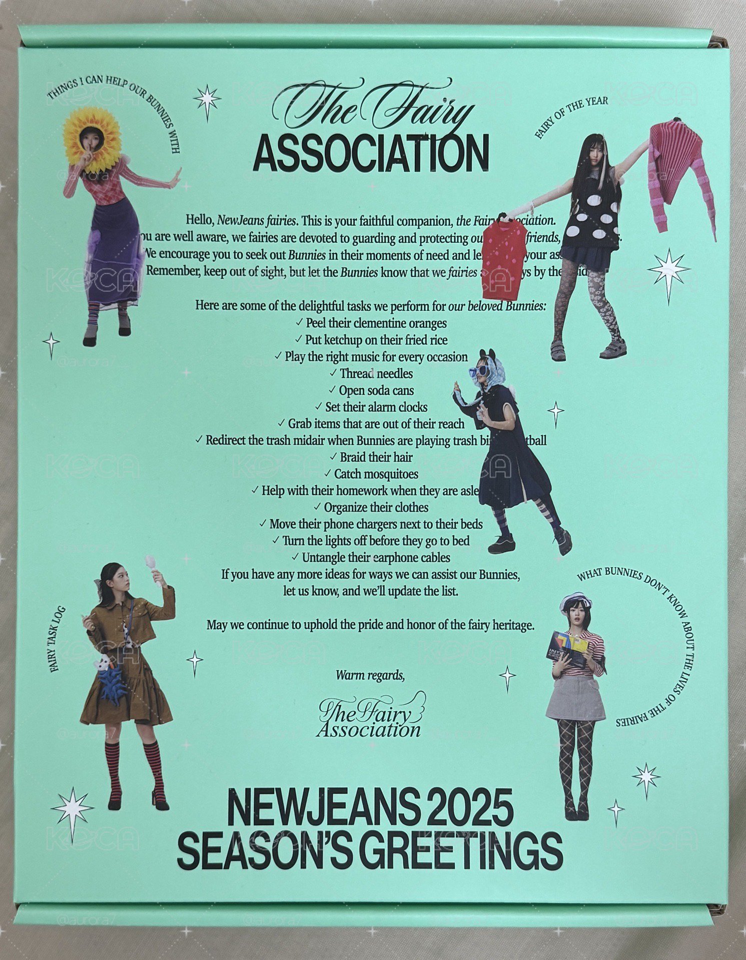 Newjeans2025年曆SEASON‘S GREETING（內無桌曆、小卡）