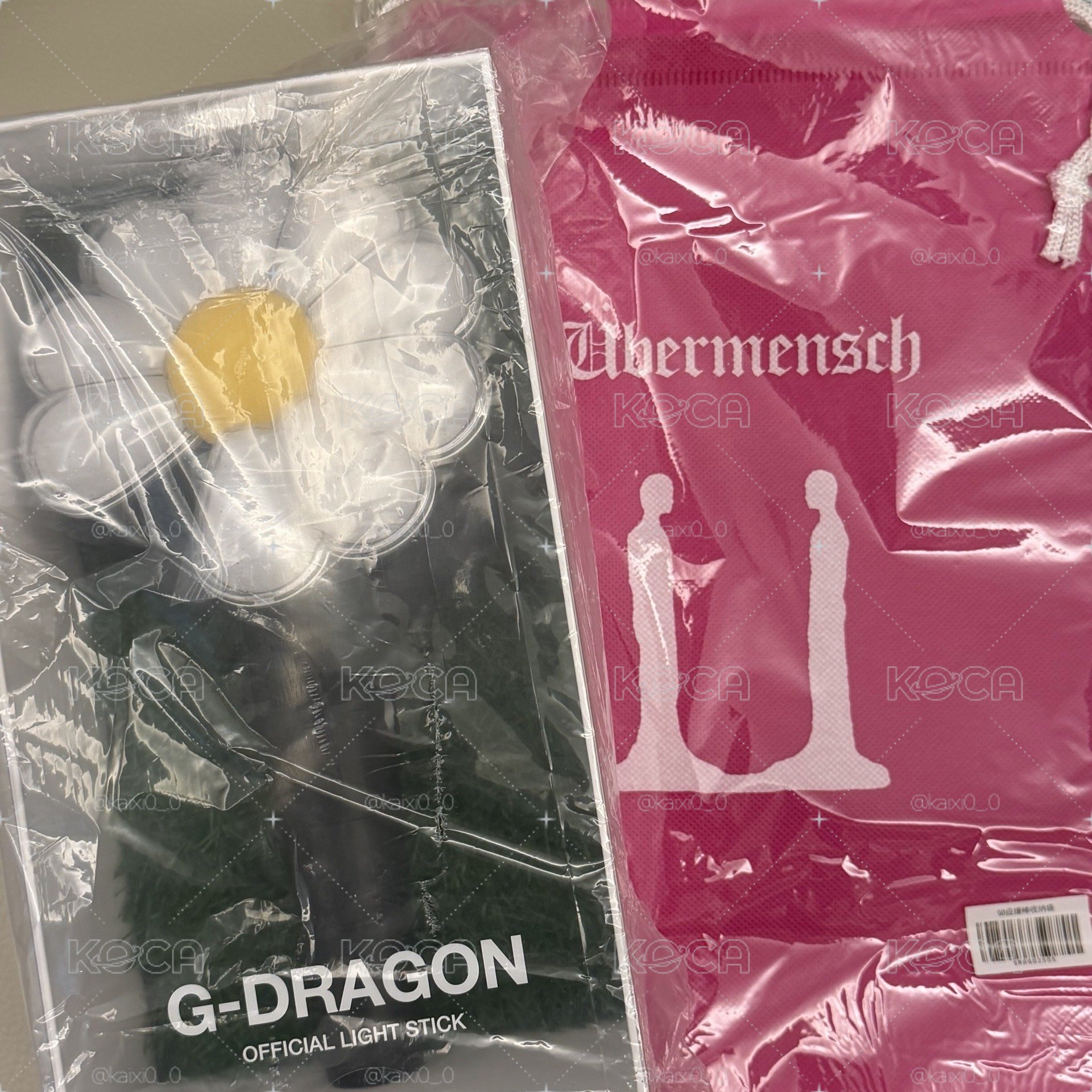 G-DRAGON 手燈 含粉色手燈收納袋