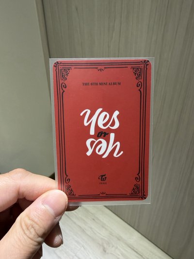 TWICE 子瑜 YES or YES 專卡