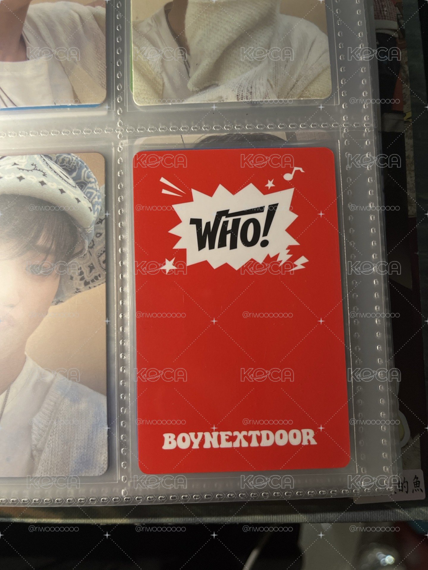 WHO! yzy 2.0 幸運卡 2