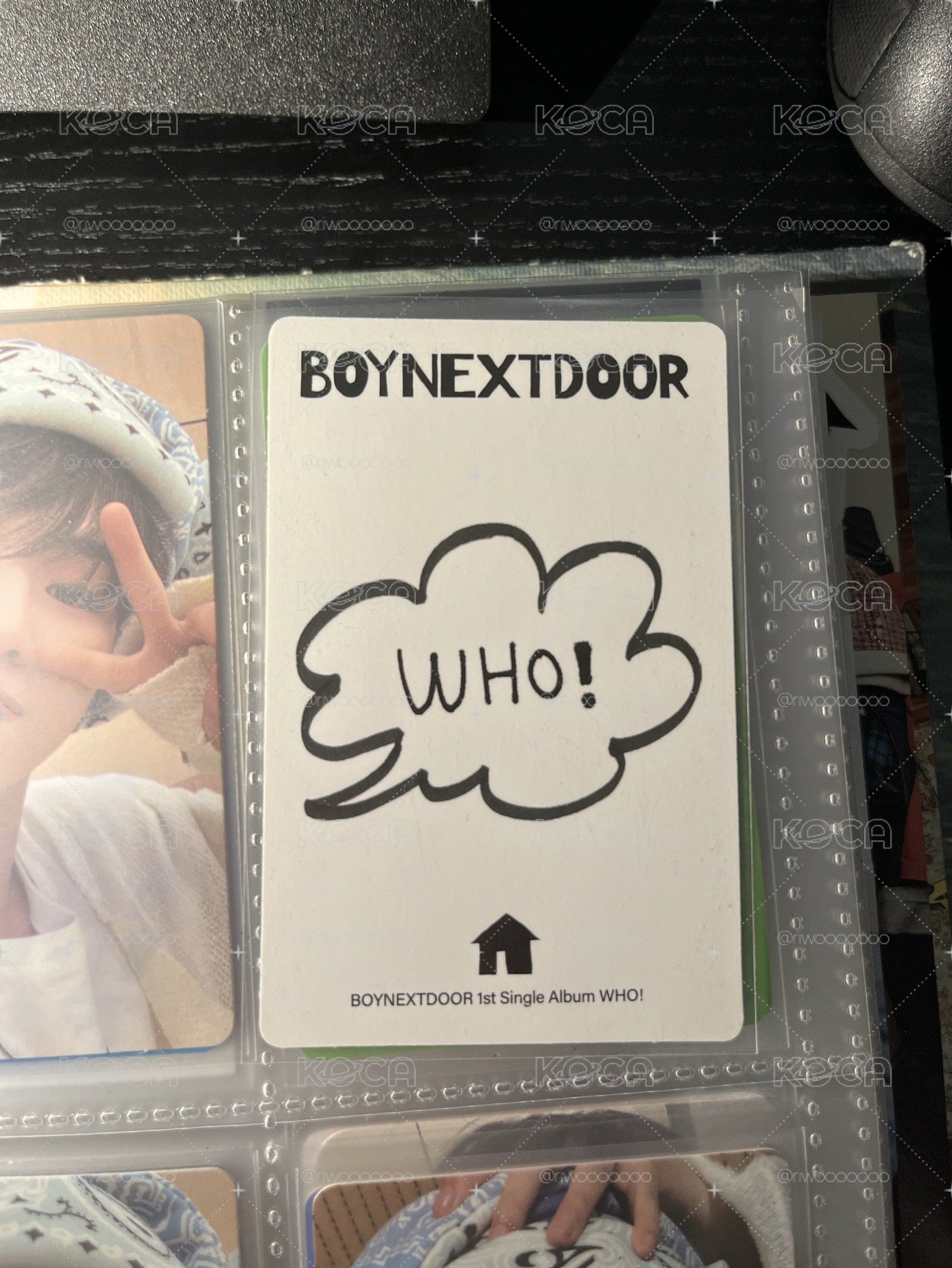 WHO! 專輯卡 who ver.