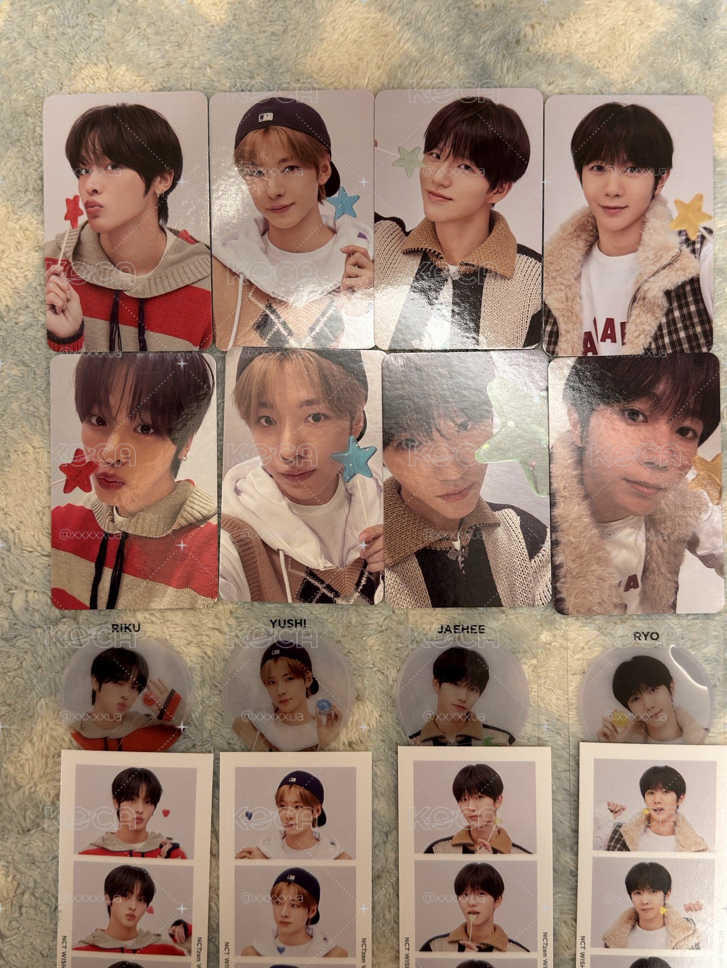 nct wish 會員禮 各成員set