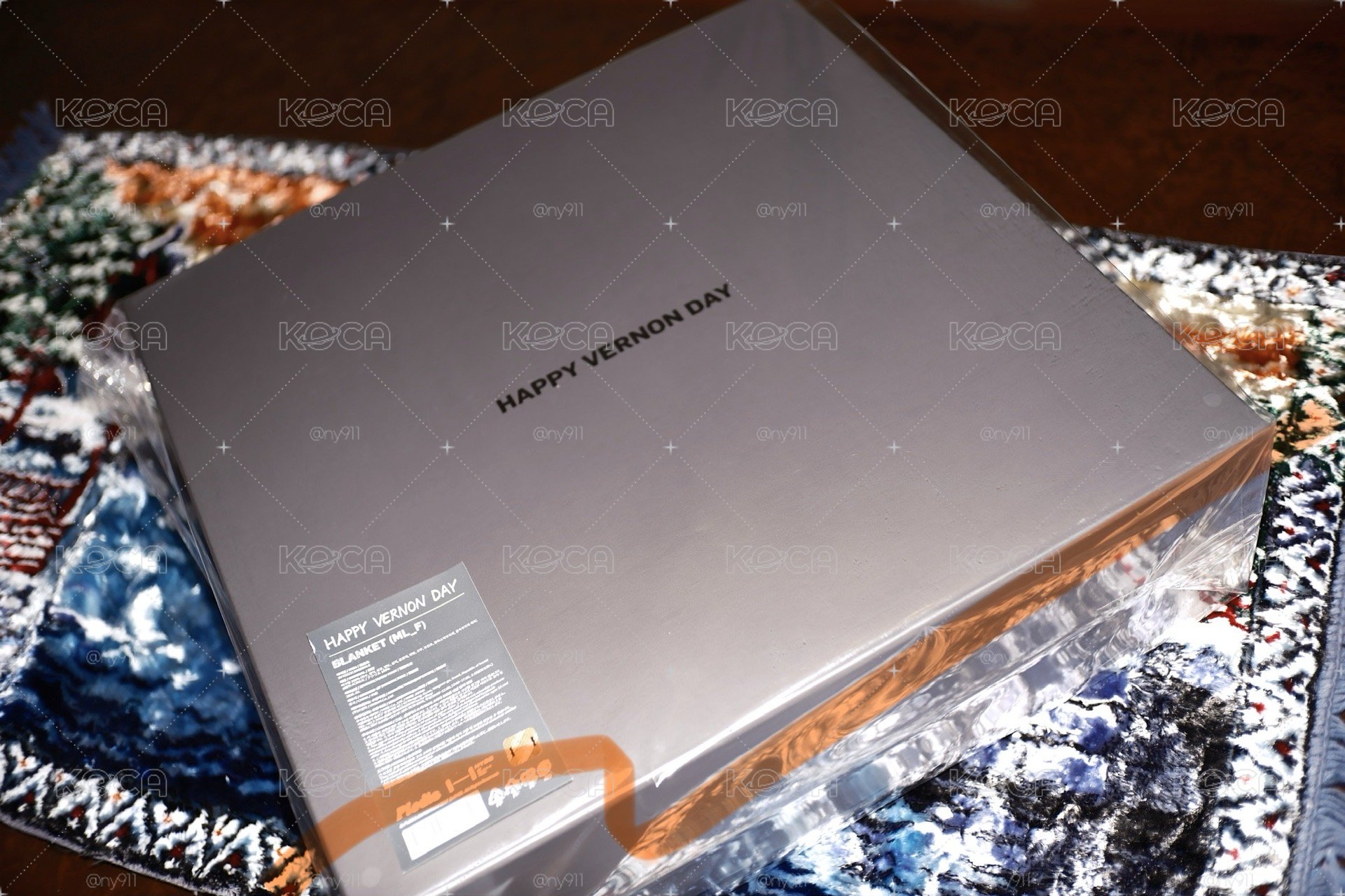 崔瀚率生日禮 毛毯 HAPPY VERNON DAY BLANKET 需宅配