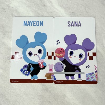 TWICE 新國立 升級禮 小卡
