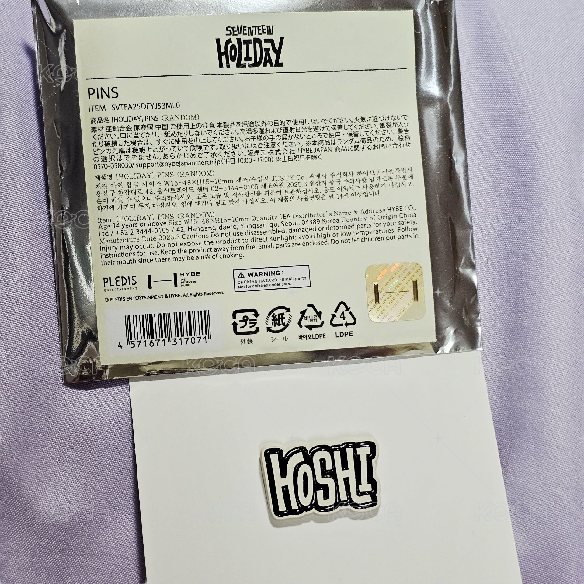Hoshi 別針
