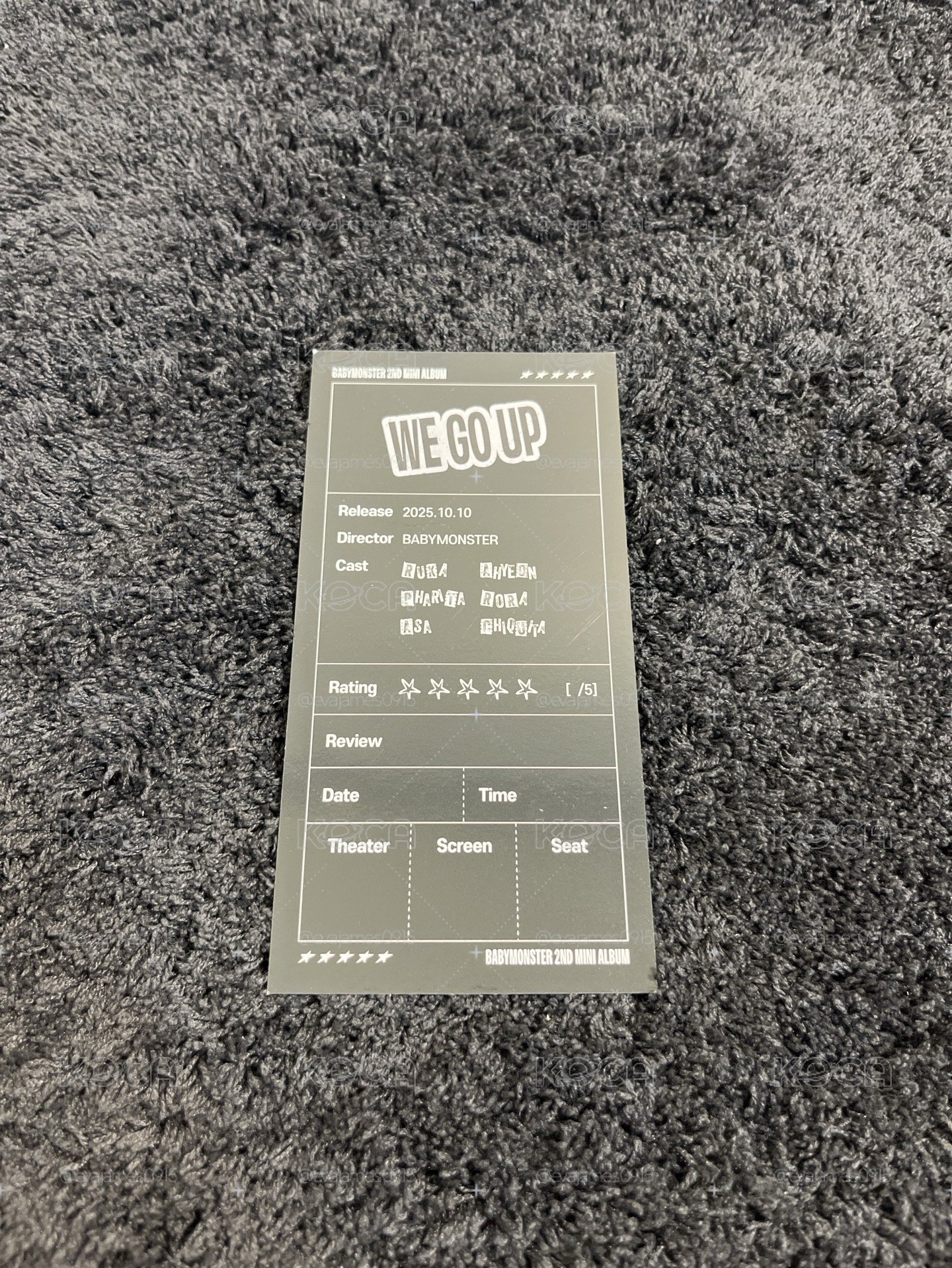 雅賢K4預購特典票根