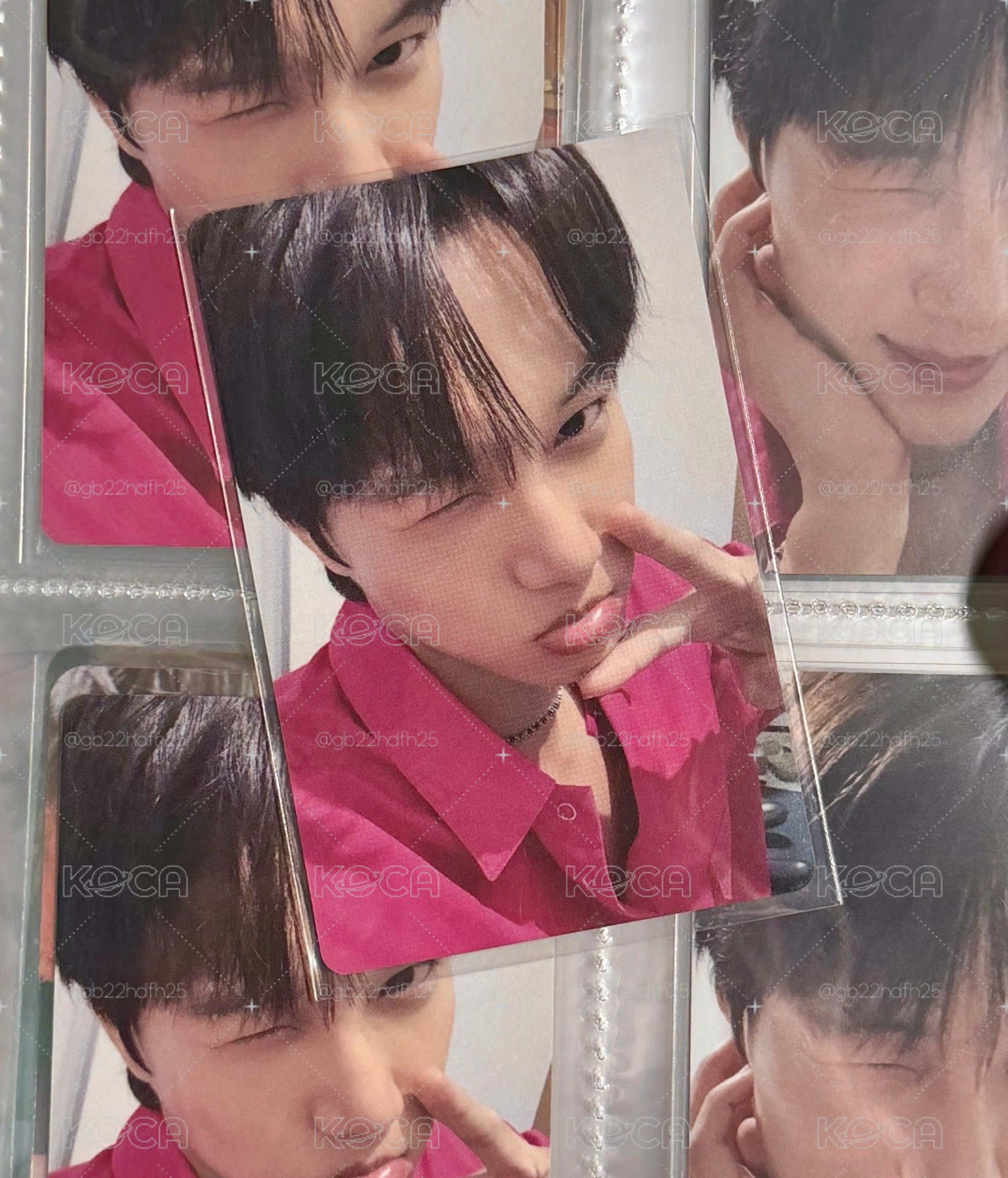 Kai solo4簽售卡背面超級可愛💕