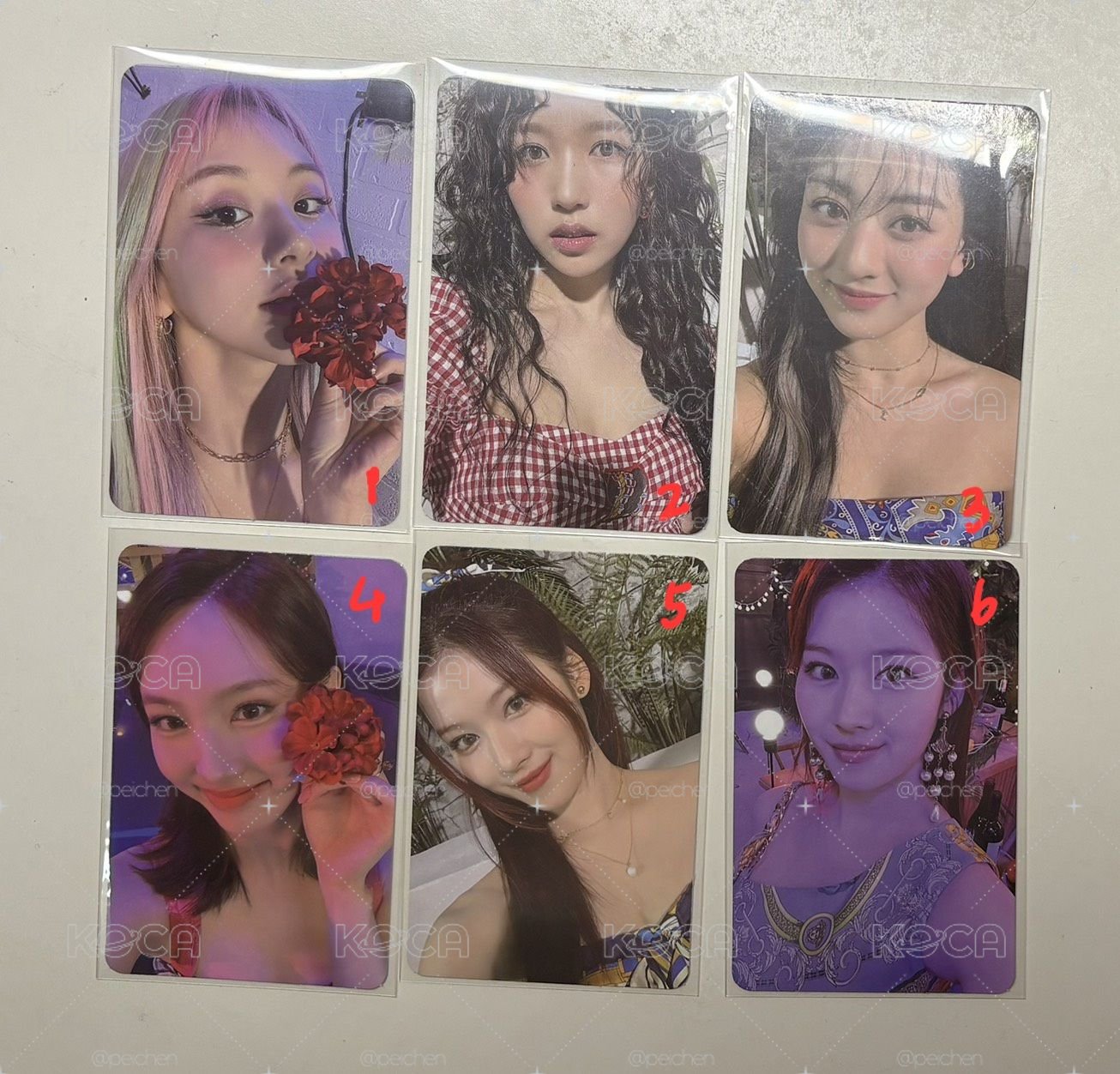 TWICE 迷10專卡 特典透卡