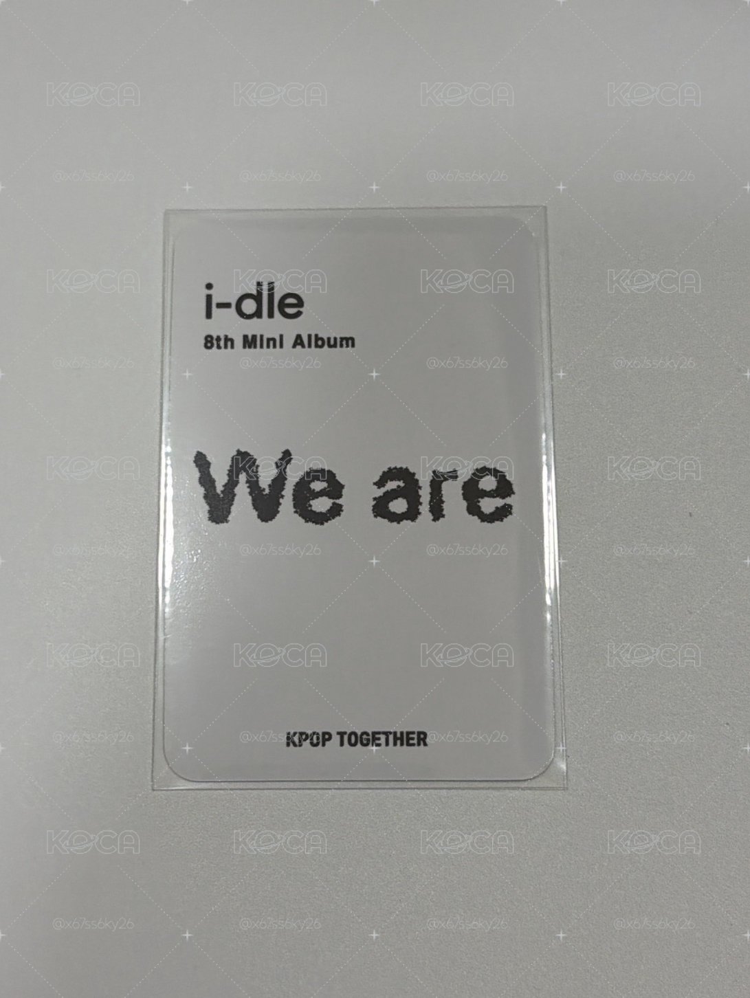 i-dle mini8 KT 幸運卡 米妮