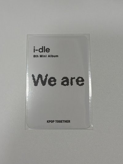 i-dle mini8 KT 幸運卡 米妮