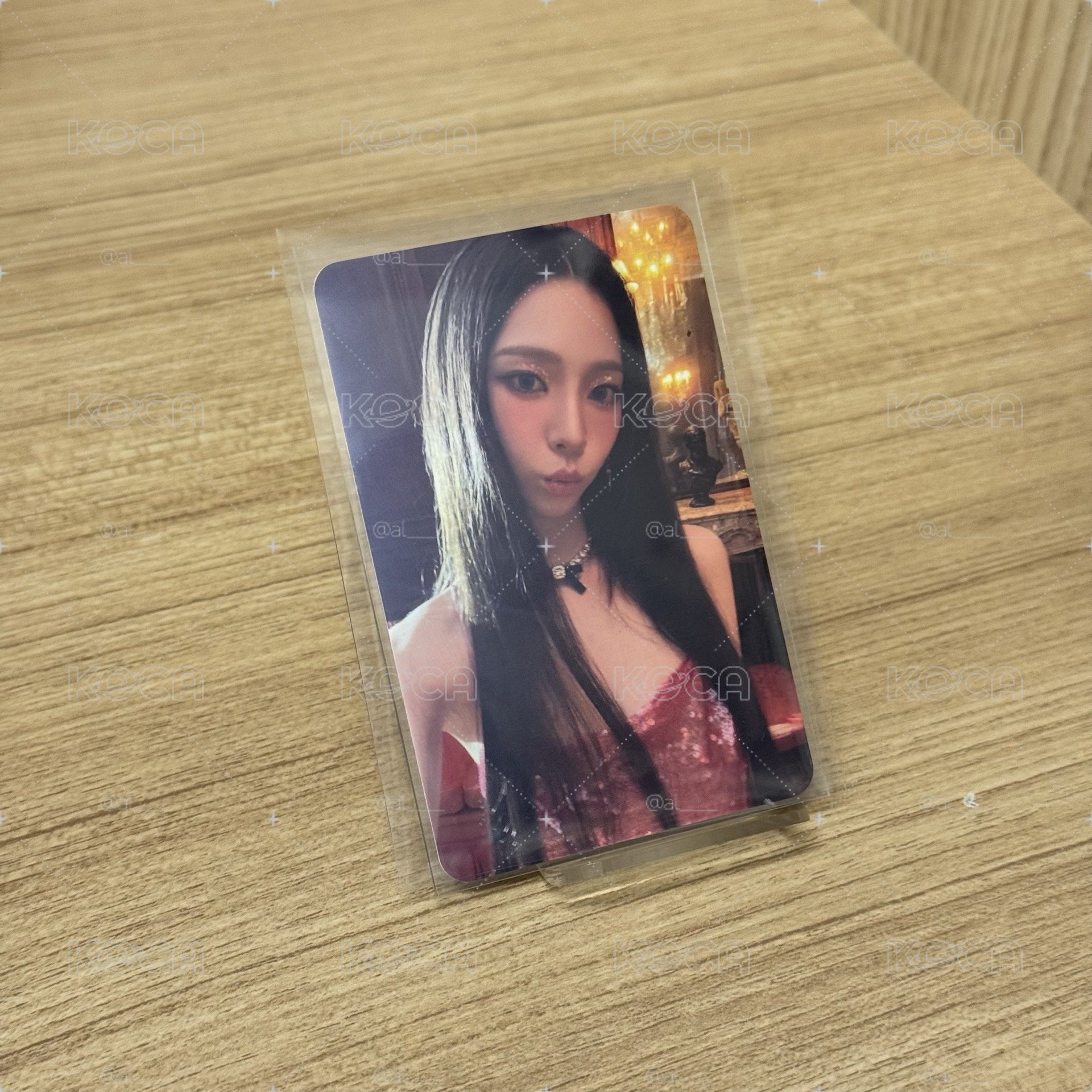 aespa karina DRAMA sequence版 專輯小卡 紫版柚