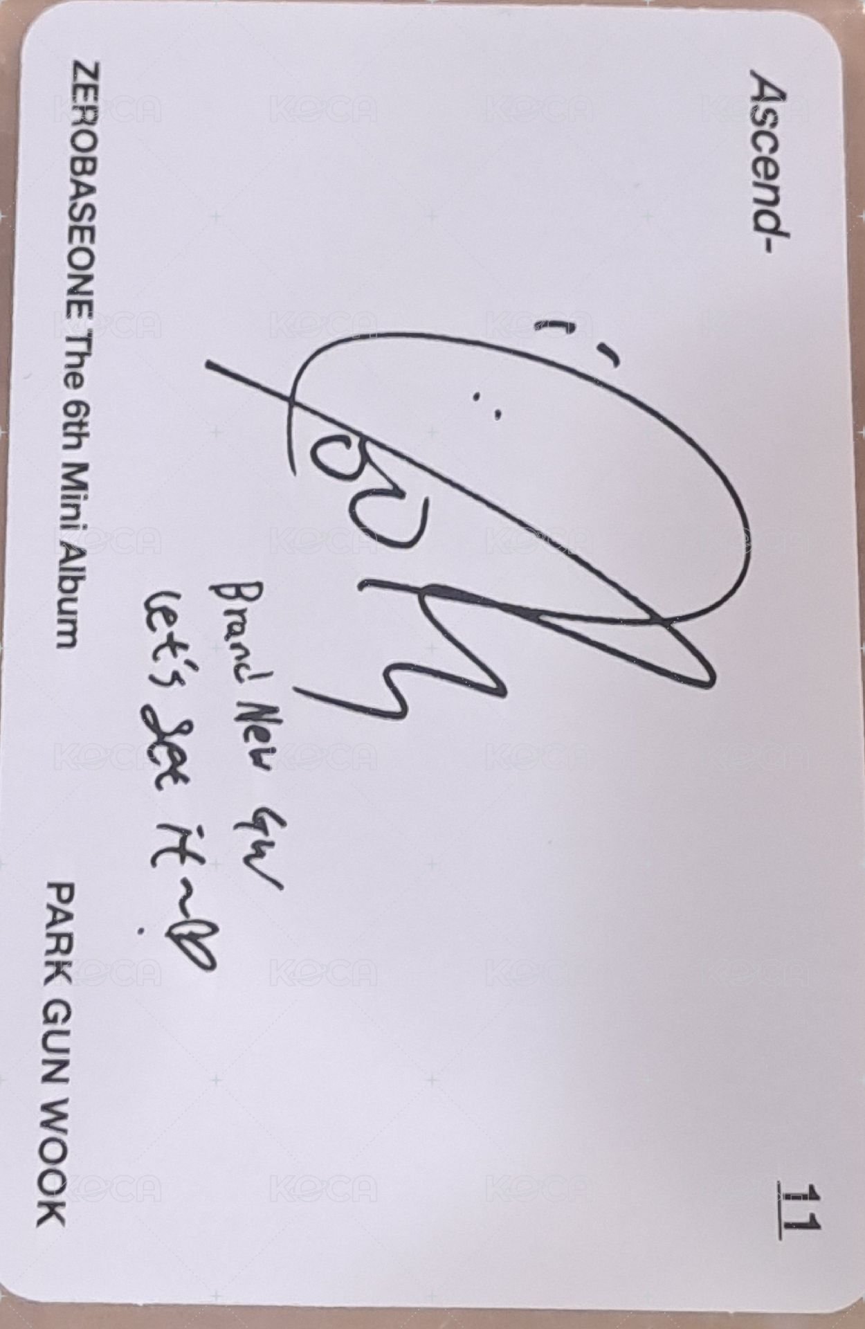 迷六 11 ver. 專輯卡  背面