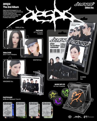 [預購] aespa LEMONADE SMini ver. 電子專