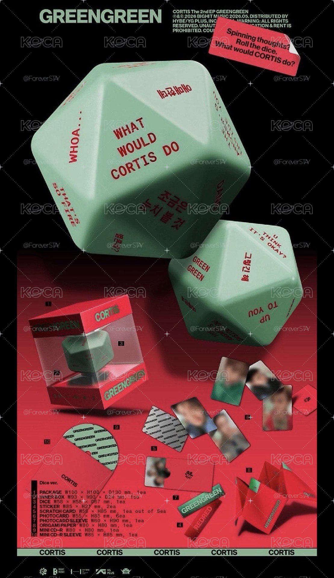 迷二 Dice ver. 專輯(骰子專)-玹刮刮卡