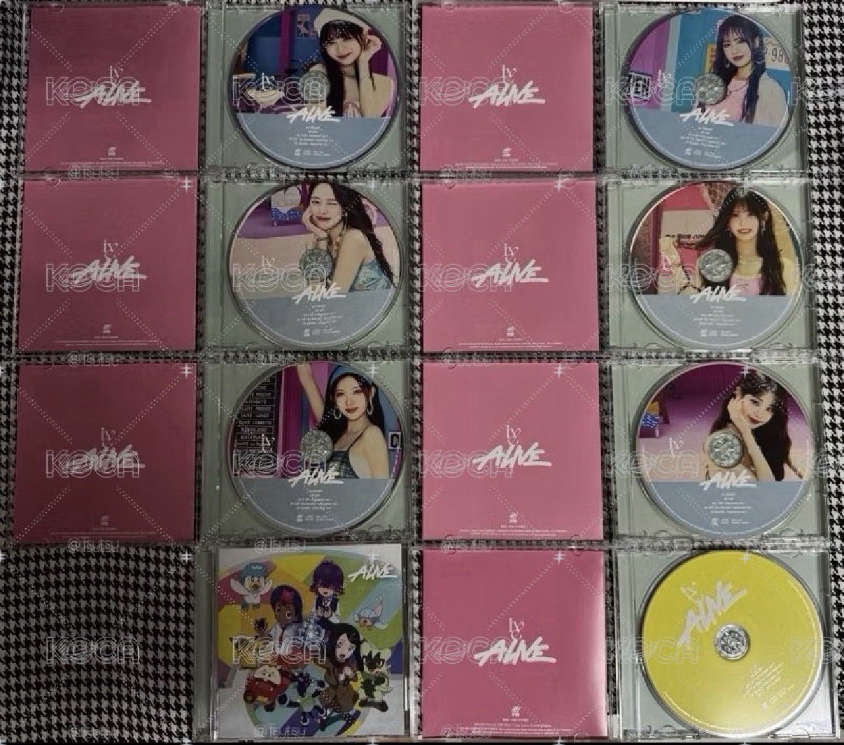 【現貨8張套出 一日內寄出】IVE 日專 ALIVE 寶可夢 全員 CD 專輯 空專