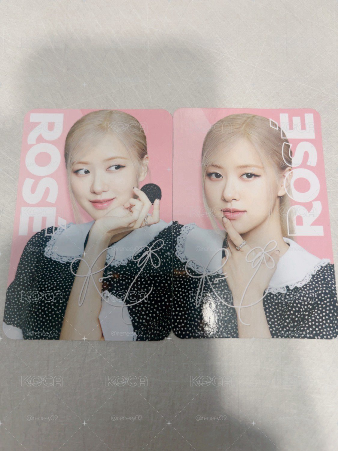 BLACKPINK OREO小卡