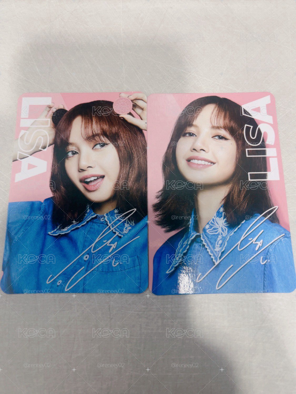 BLACKPINK OREO小卡