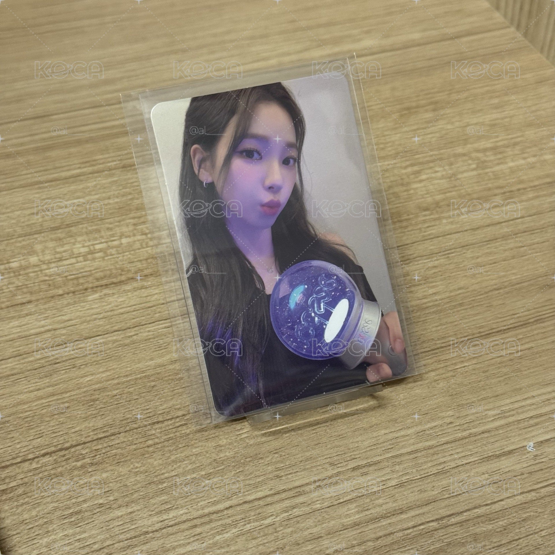 aespa Karina 手燈卡1.0柚