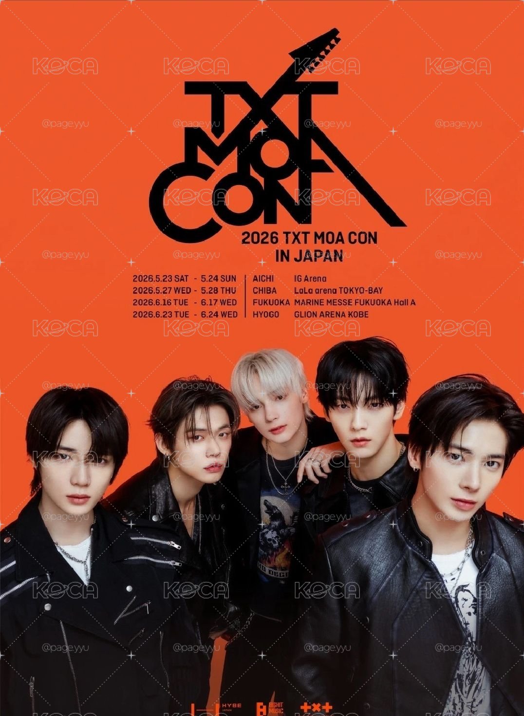 MOA CON 電影院直播特典 明信片 彬竣+團體×2
