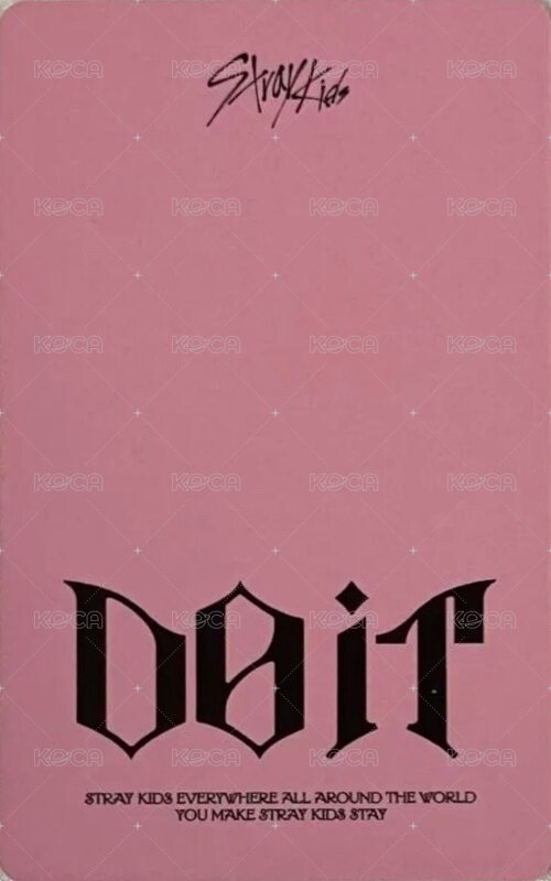 DO IT fans 特典卡 試聽會 背面