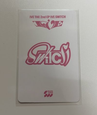 IVE SWITCH sw幸運卡 LIZ 