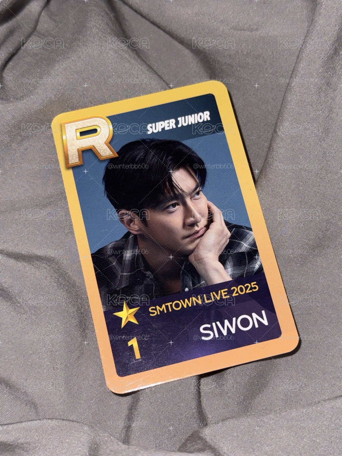 SMTOWN 2025 首爾場VIP入場卡始源