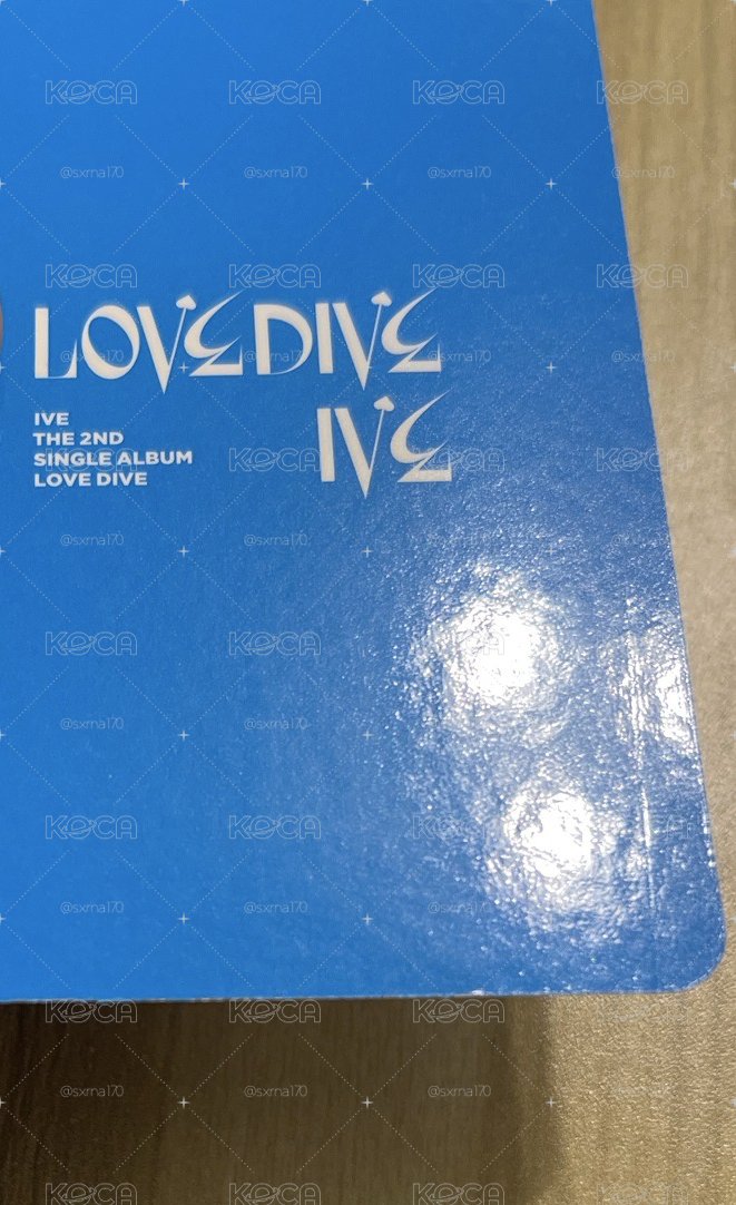 LOVE DIVE 專輯卡 員