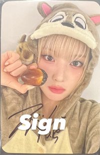 STICK OUT 簽名卡 松鼠友