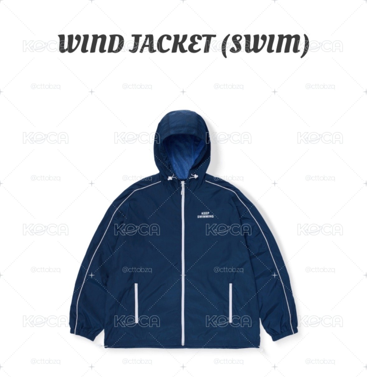 BTS防彈 泳隊外套Wind Jacket（SWIM）L號
