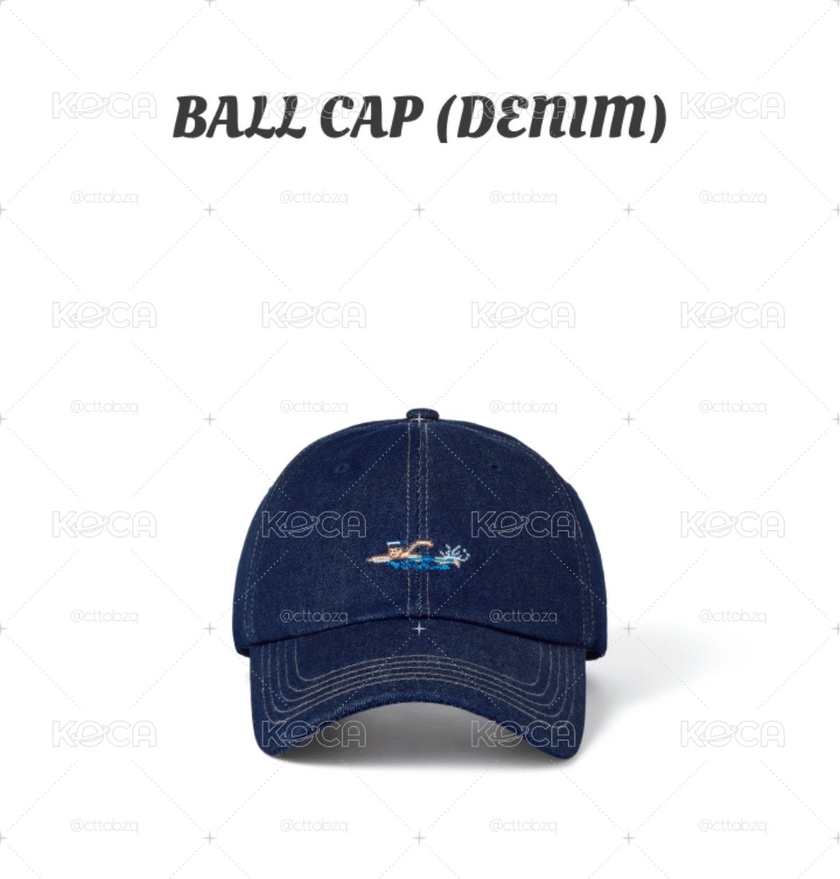 BTS防彈 單寧棒球帽Ball Cap（DENIM）