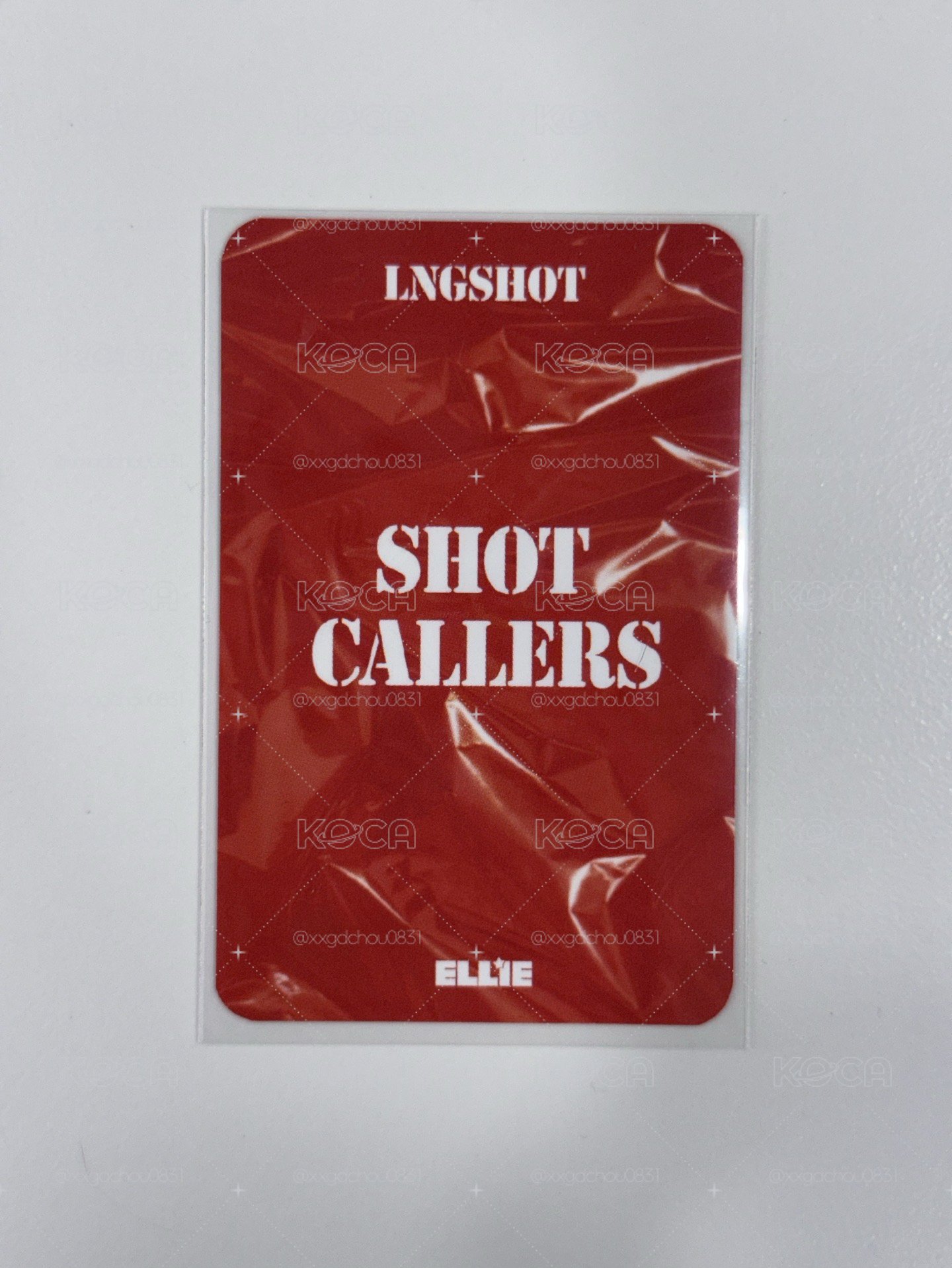 LNGSHOT｜艾麗 青島簽售入場卡 團卡