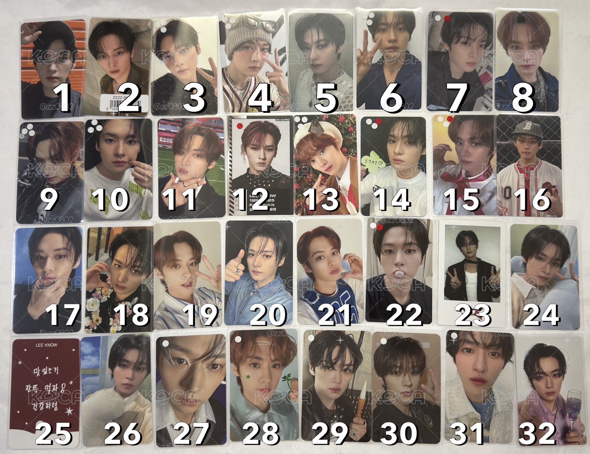 StrayKids 李旻浩 LeeKnow 小卡1️⃣
