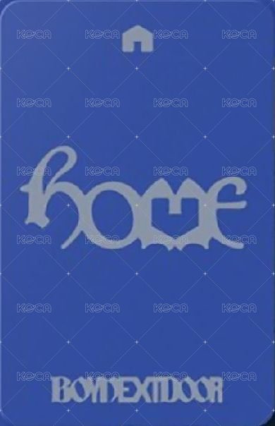 HOME General market 單封 特典卡  背面