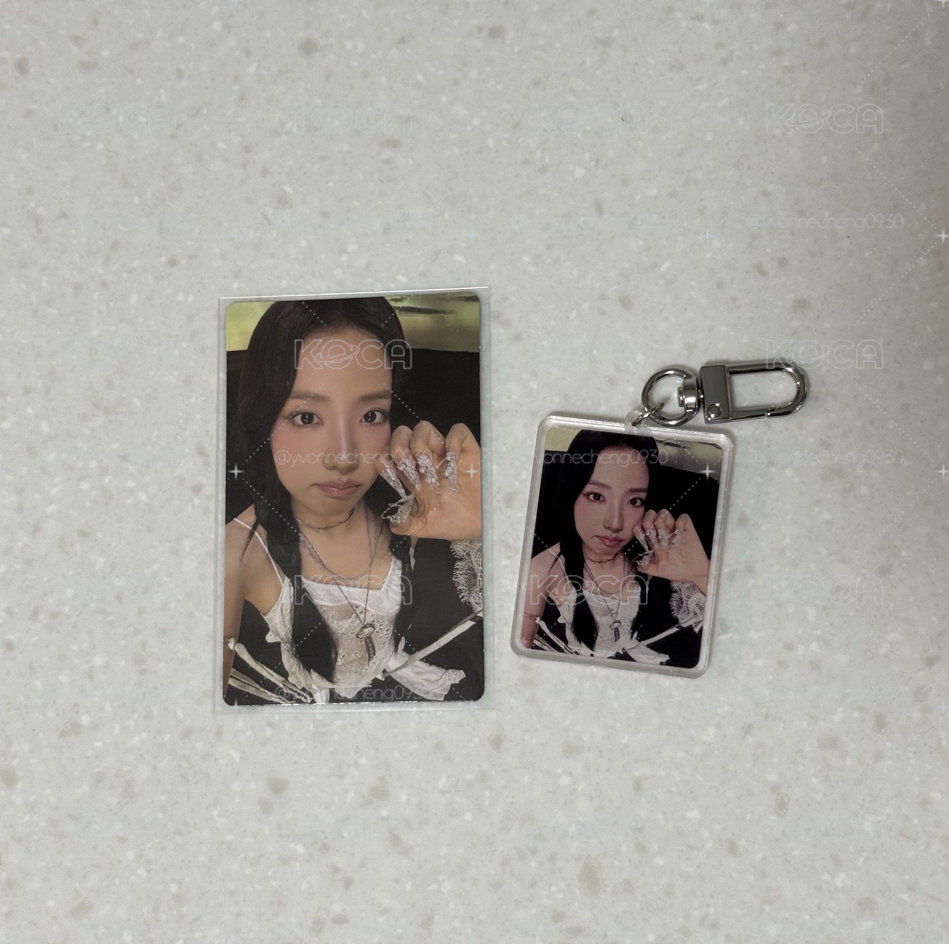 Jisoo 小卡+鑰匙圈