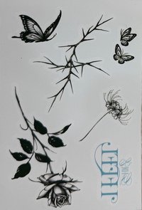 I feel 貼紙 蝴蝶版貼紙