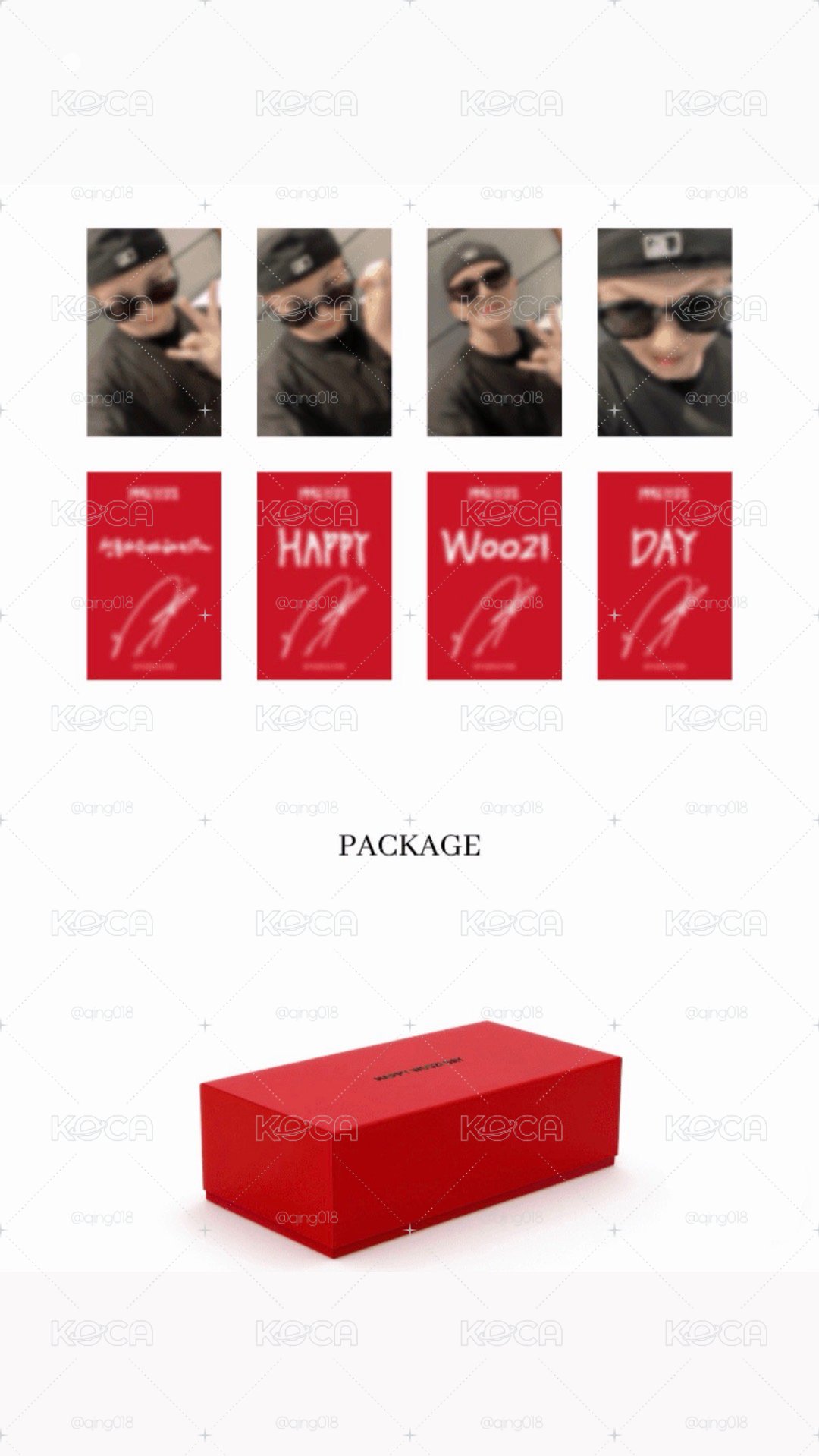 Woozi HBD 墨鏡