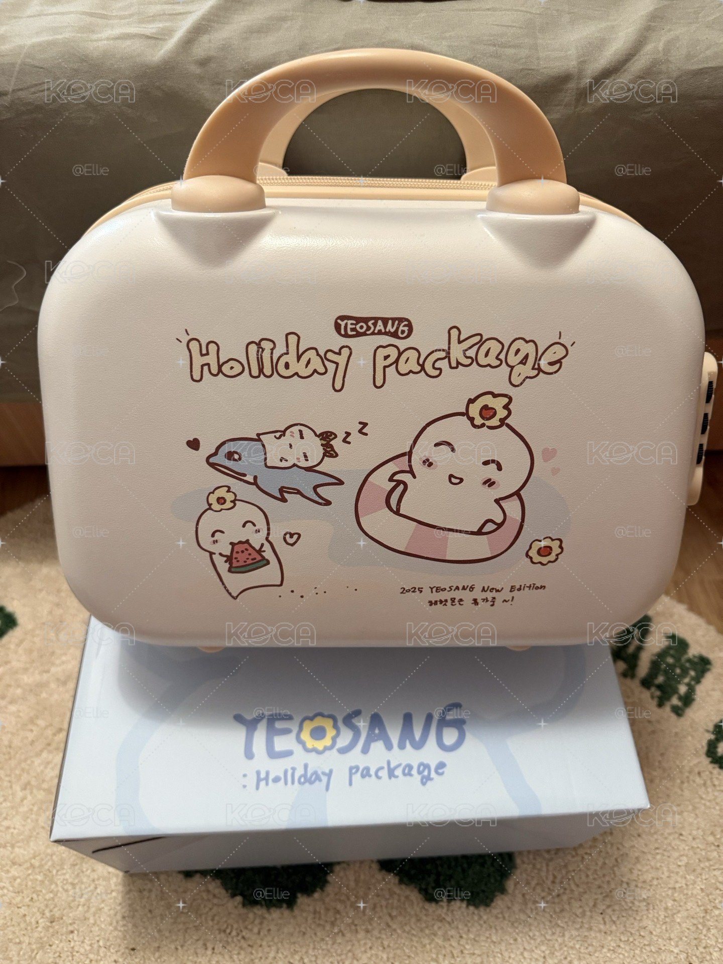 Yeosang 2025 Birthday MD 拆售（只有小行李箱 +外包裝盒🌼可當綁物）