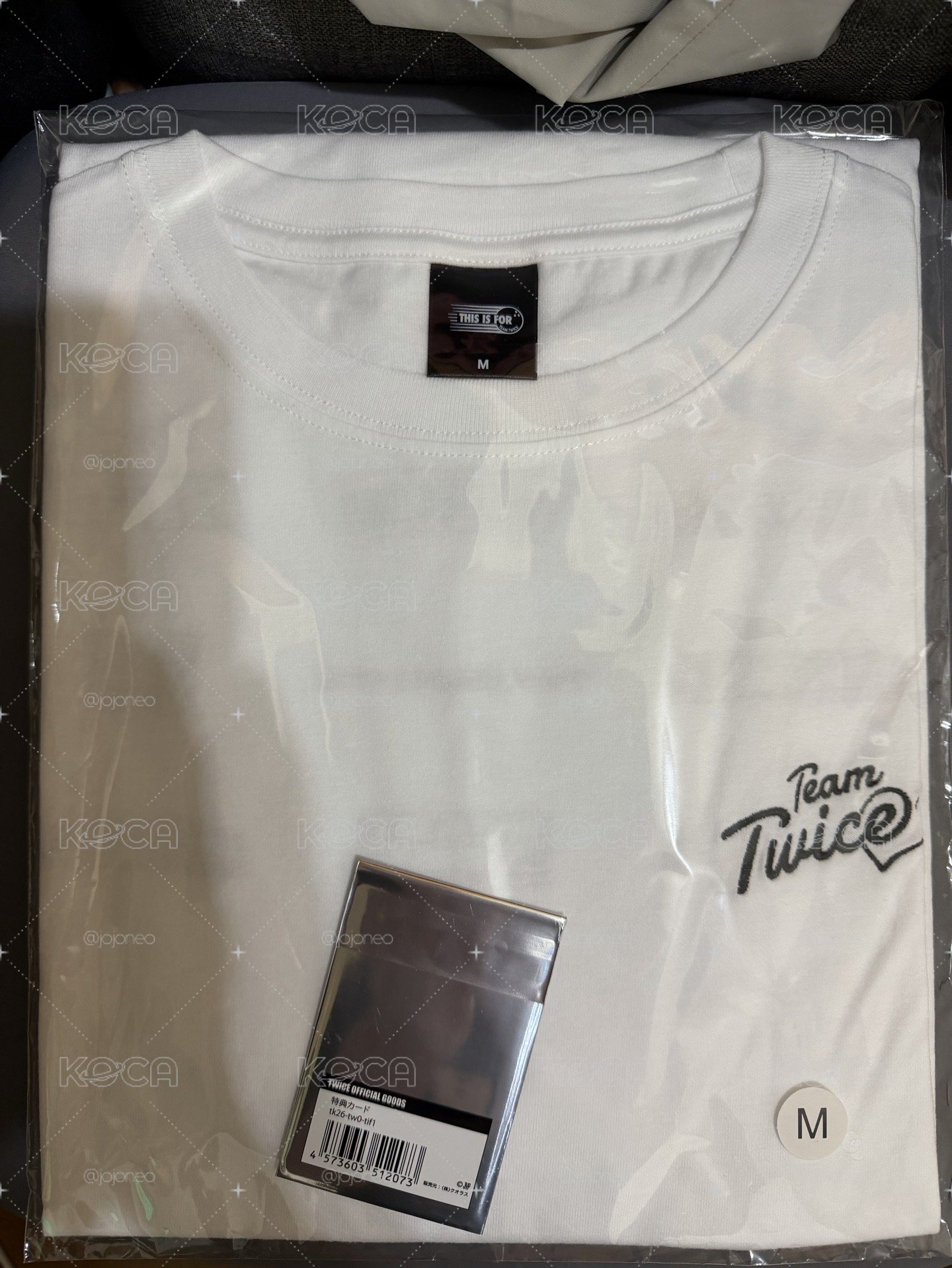 韓國 日本 TWICE 世巡 this is for 演唱會 新國立 T恤 衣服 短袖 白 M號 小卡 合售 現貨