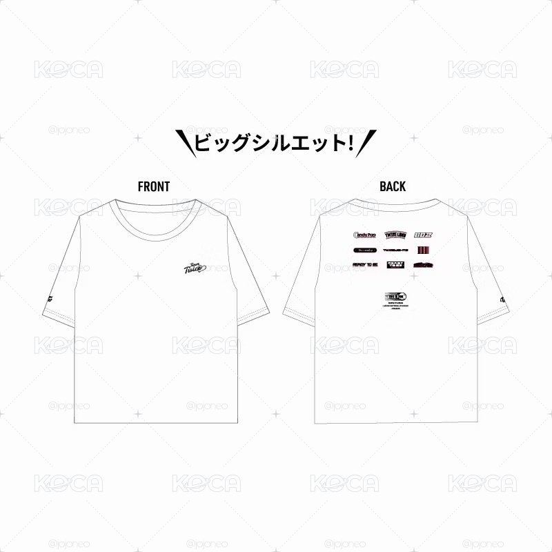 韓國 日本 TWICE 世巡 this is for 演唱會 新國立 T恤 衣服 短袖 白 M號 小卡 合售 現貨