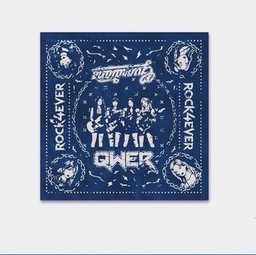 QWER 富邦 方巾 現貨