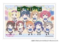 Aqours×GIGO×fukuya 塑膠明信片特典