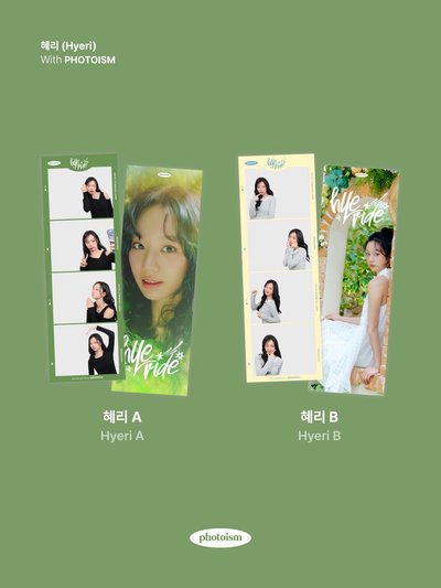 Hyeri photoism 人生四格卡 代印