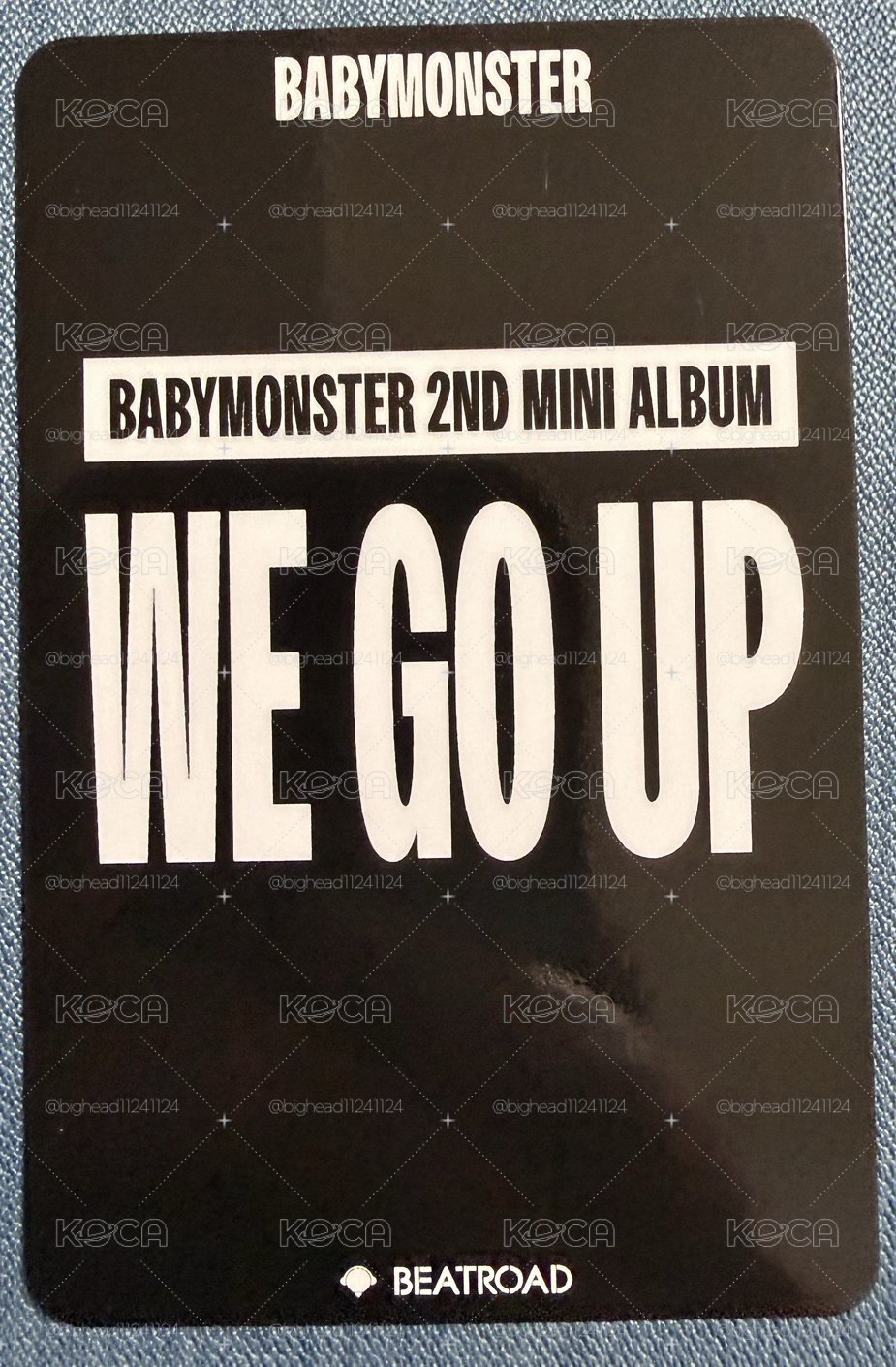 WE GO UP br 線下 b ver 幸運卡 茶 Rora