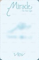 Miracle : The First Light 單封 專輯卡  背面