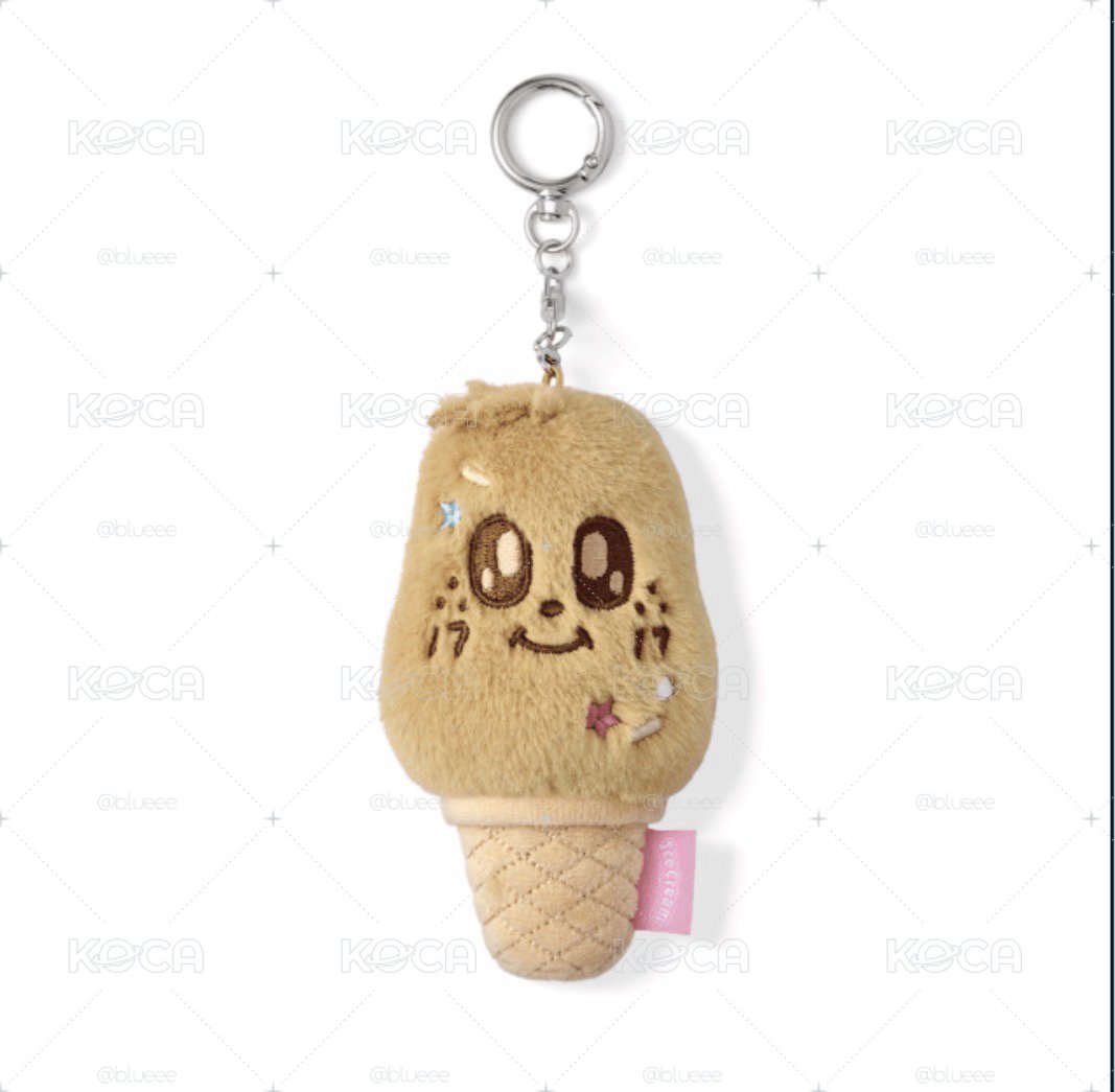 ICECREAM Miniteen Face Keyring 甜筒 吊飾 Kimja 奎 現貨