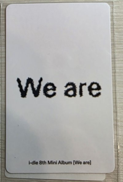 We are kms 3.0（簽售2.0） 簽售卡 v3 末簽 妮