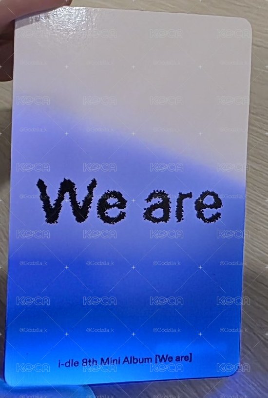 We are kms 3.0（簽售2.0） 簽售卡 v3 末簽 妮