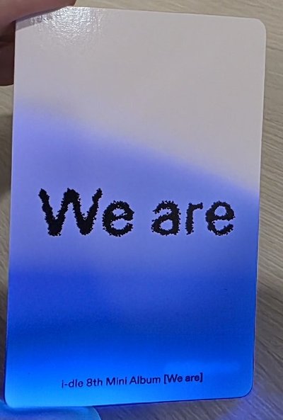 We are kms 3.0（簽售2.0） 簽售卡 v3 末簽 妮